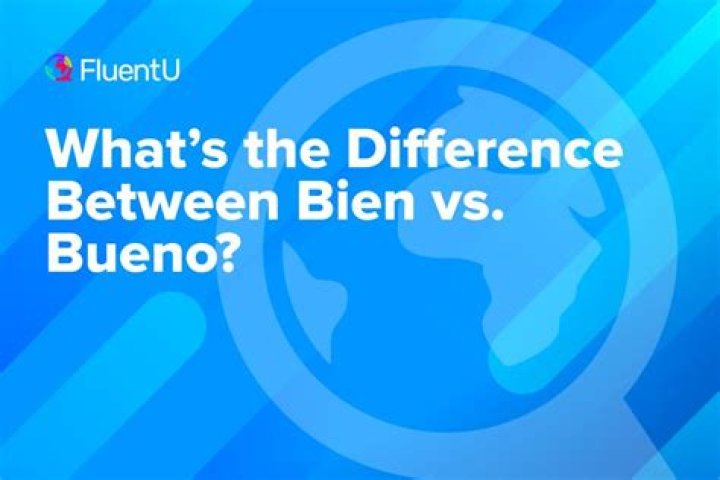 What is the difference between muy bien and muy bueno?
