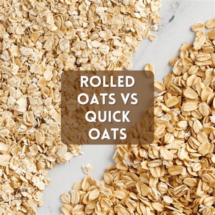 What is the difference between quick oats and rolled oats?