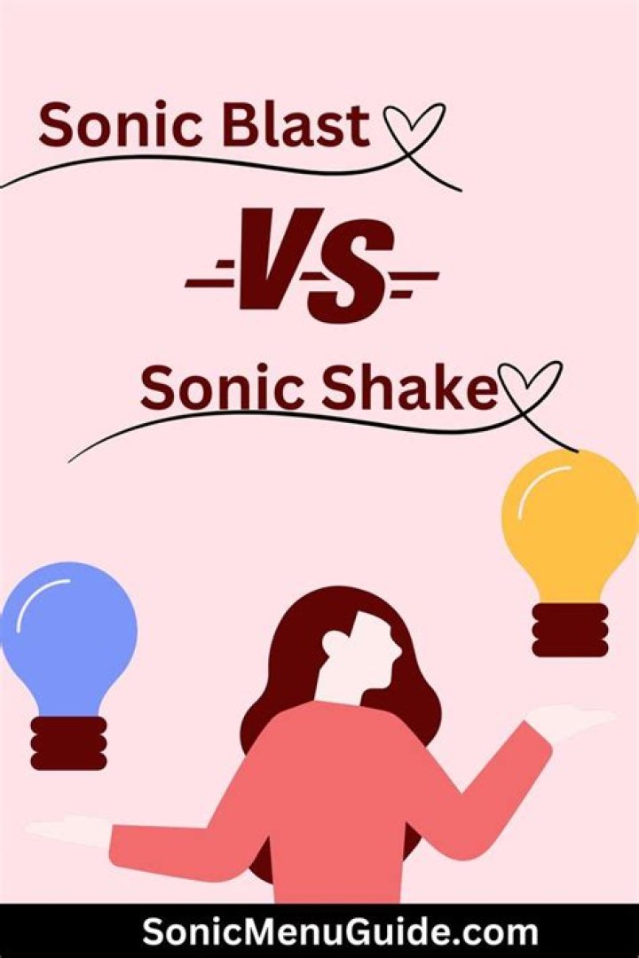 What is the difference between sonic blast and shake?