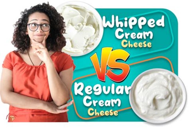 What is the difference between whipped cream cheese and regular?