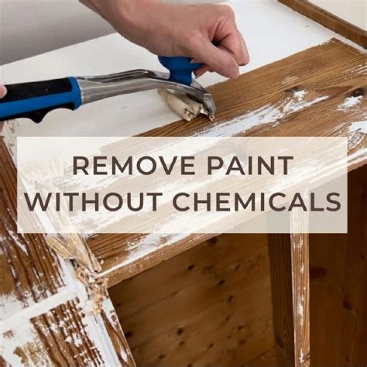 What is the fastest way to remove paint from wood?