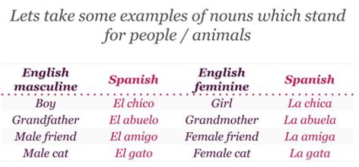 What is the feminine form of Grande in Spanish?