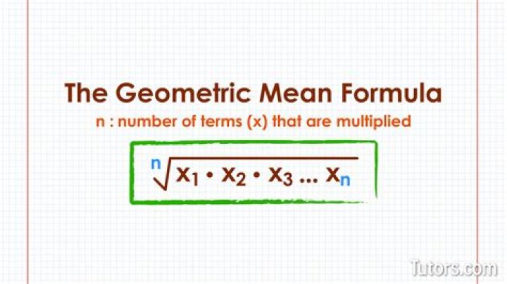 What is the geometric mean of 4 and 9?