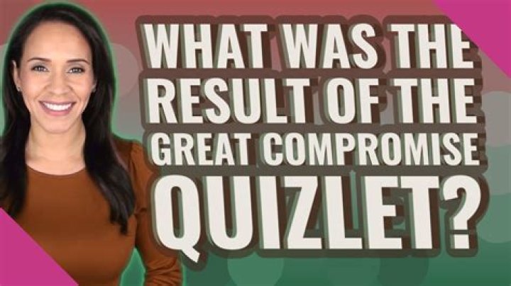 What is the great compromise quizlet?