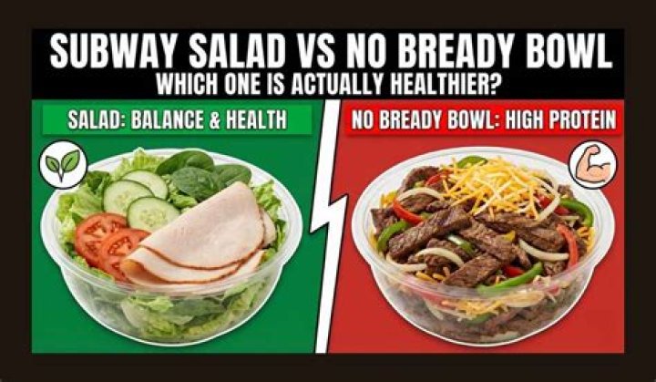 What is the healthiest salad at Subway?