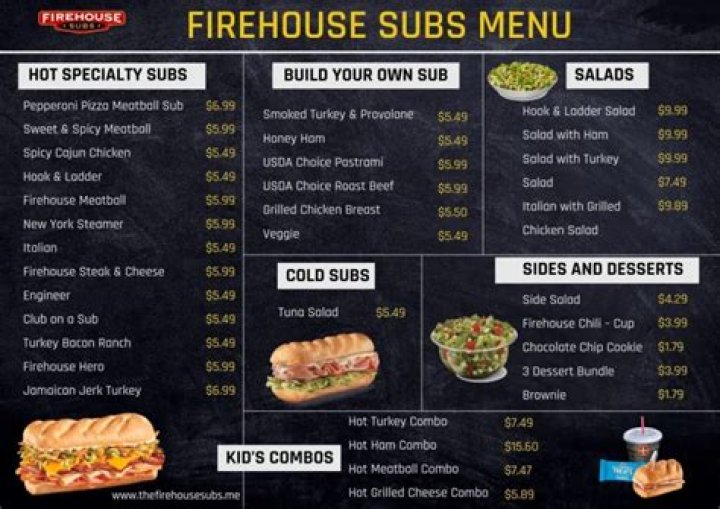 What is the lowest calorie sub at Firehouse?