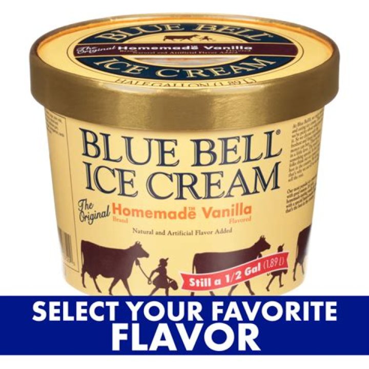 What is the most popular Blue Bell ice cream flavor?