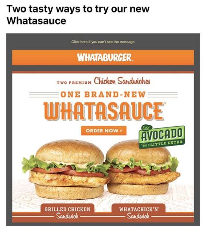 What is the new WhataSauce?