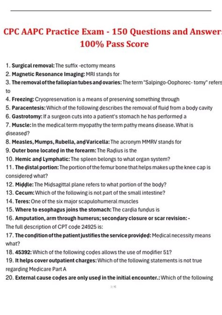 What is the passing score on the AAPC CPC exam?