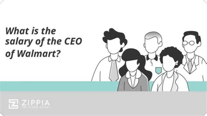 What is the salary of the CEO of Walmart?