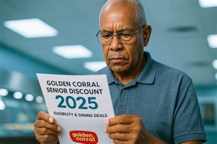 What is the senior discount at Golden Corral?