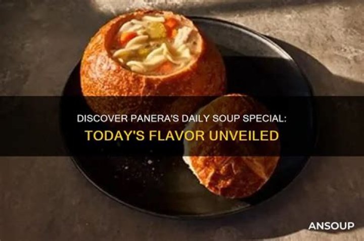 What is the soup of the day at Panera?