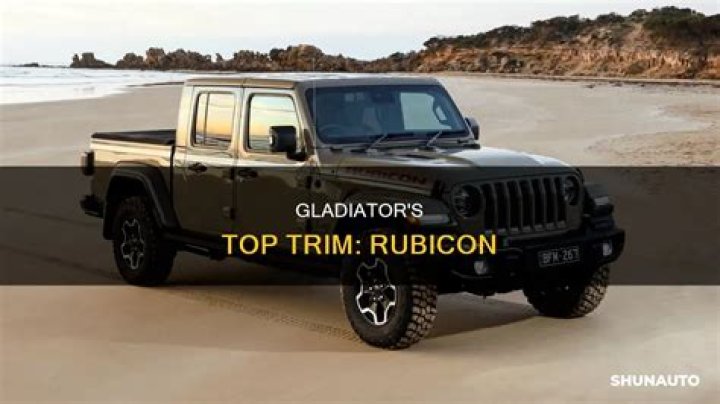 What is the top of the line Jeep Gladiator?