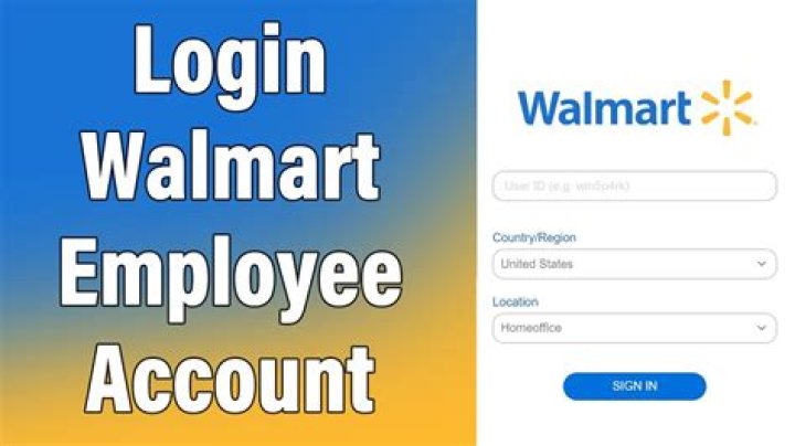 What is the user ID for Walmart login?