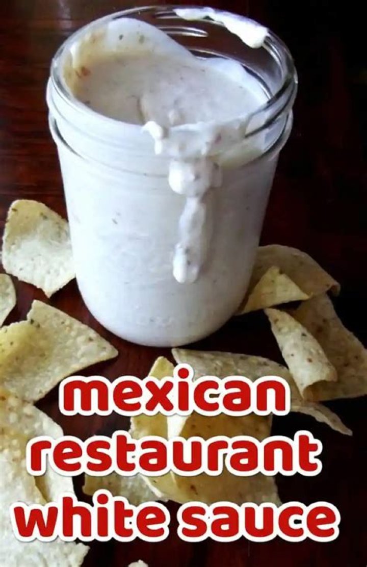 What is the white sauce at Marcos?