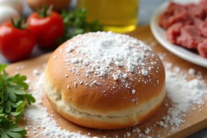 What is the white stuff on hamburger buns?