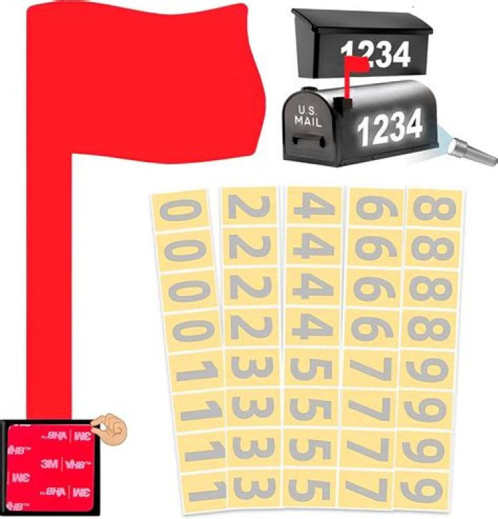 What is the yellow flag on a mailbox for?