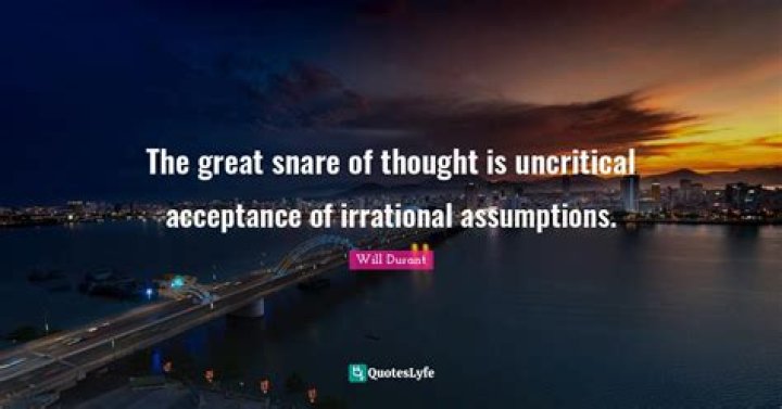 What is uncritical acceptance?