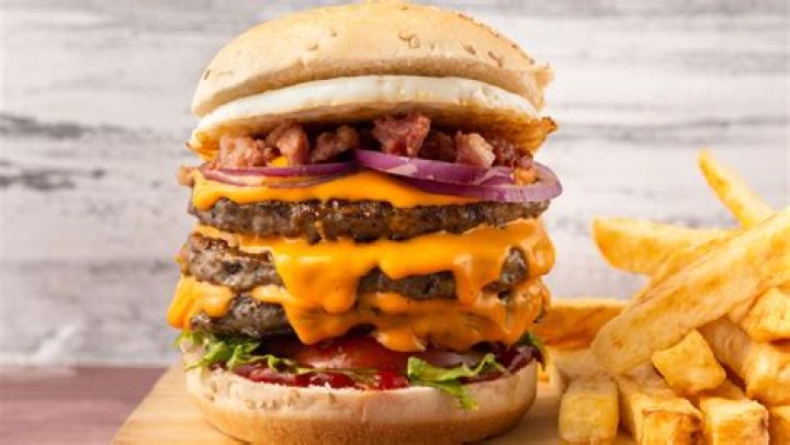 What is unhealthy in a burger?