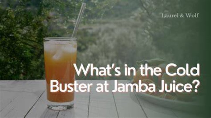 What Jamba Juice is good for a cold?