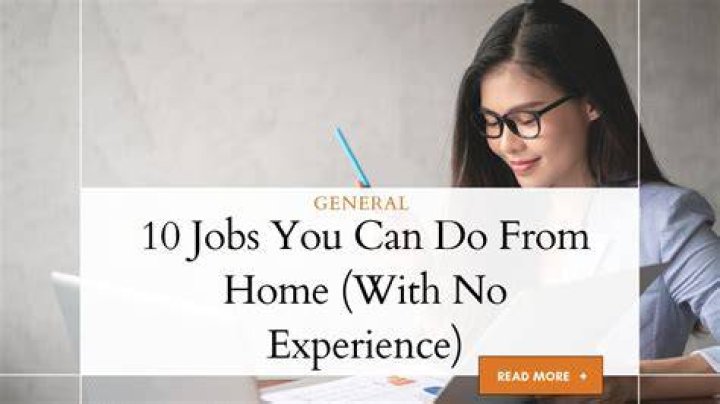 What job can I do from home with no qualifications?