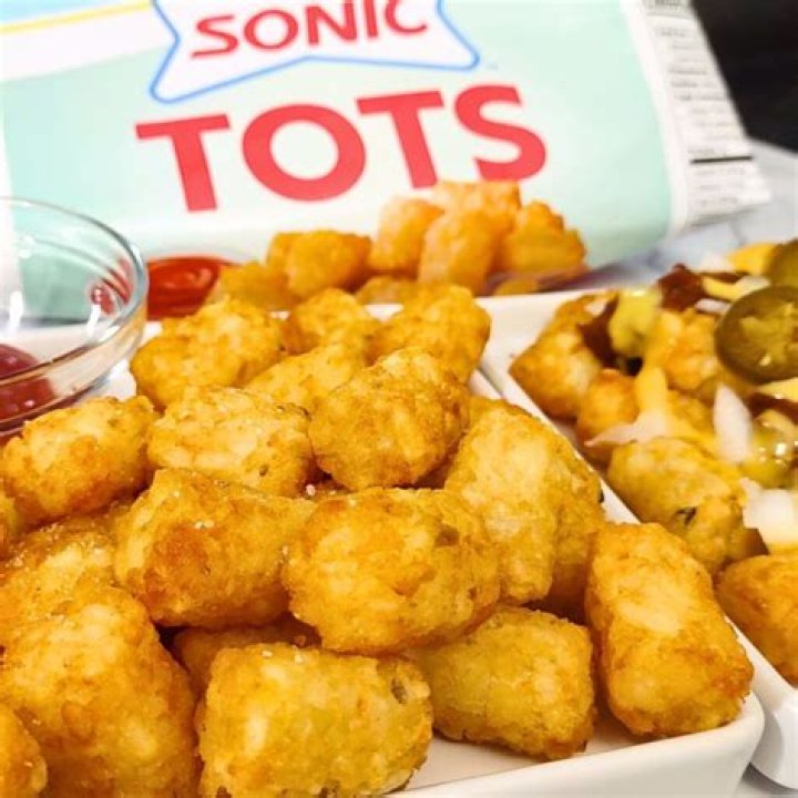 What kind of cheese does Sonic use on tater tots?