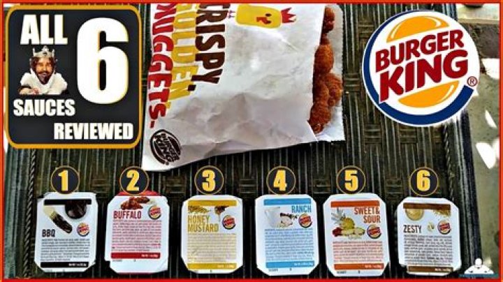 What kind of dipping sauce does Burger King have?