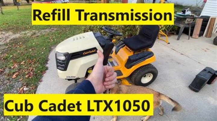 What kind of oil does a Cub Cadet LTX 1050 take?