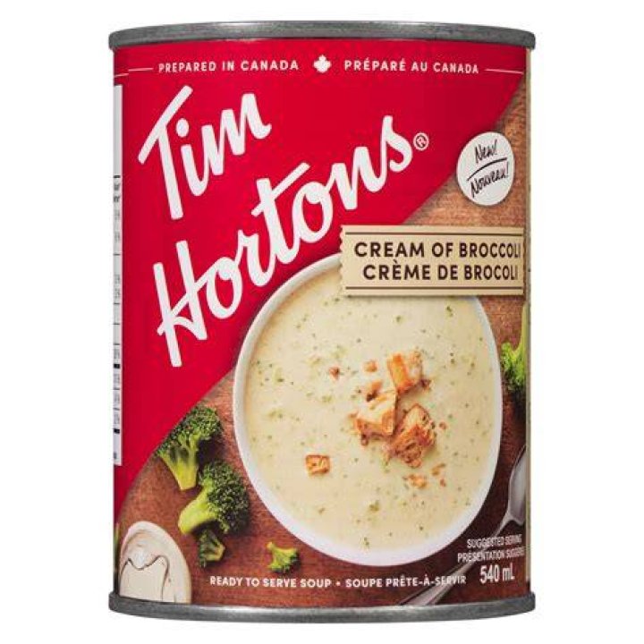 What kind of soup does Tim Hortons sell?