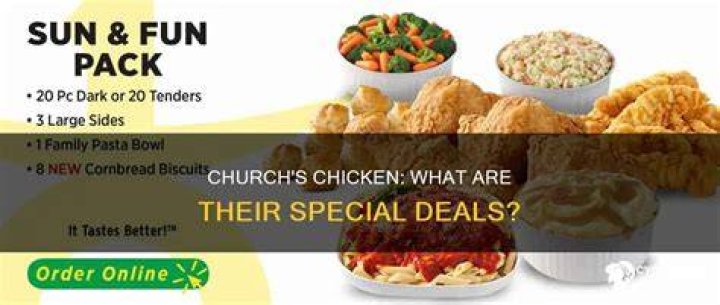 What kind of specials do Church’s Chicken have?