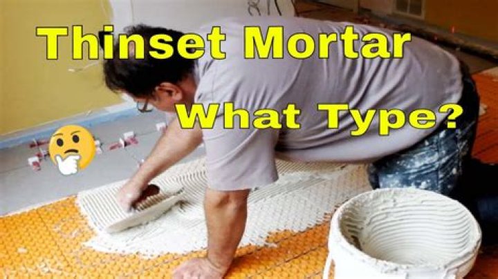 What kind of Thinset do you use for glass tile?