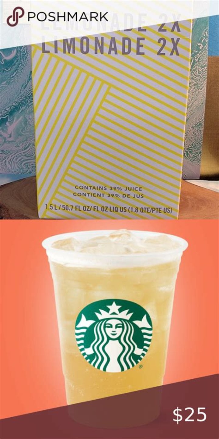 What lemonade do they use at Starbucks?