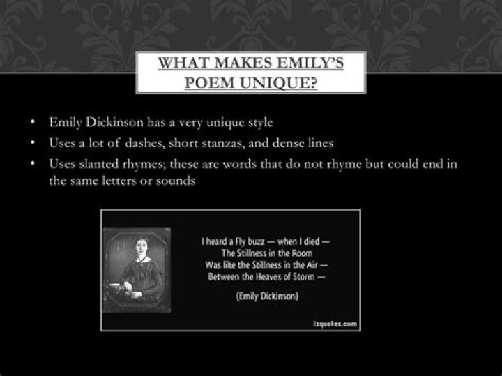 What makes Emily Dickinson unique?