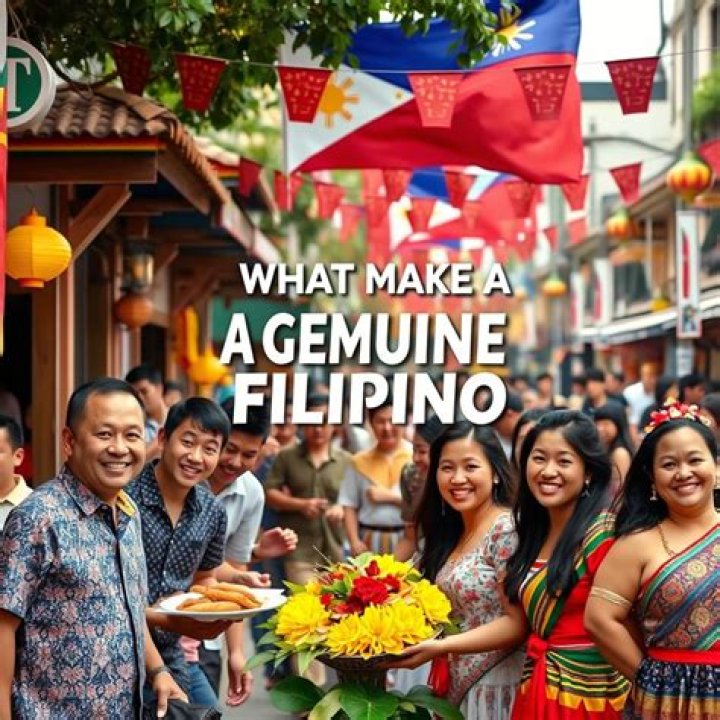 What makes you a genuine Filipino?