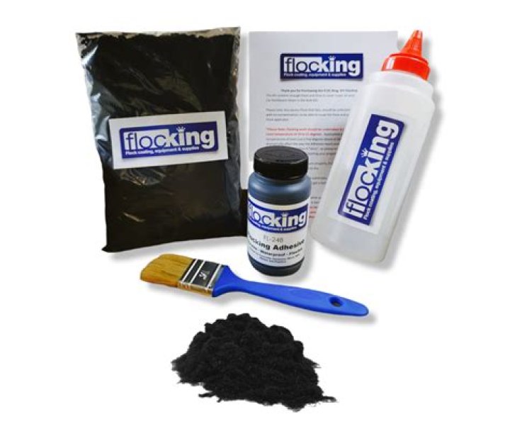 What material is used for flocking?