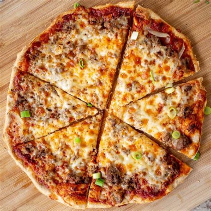 What meat goes on a meat feast pizza?