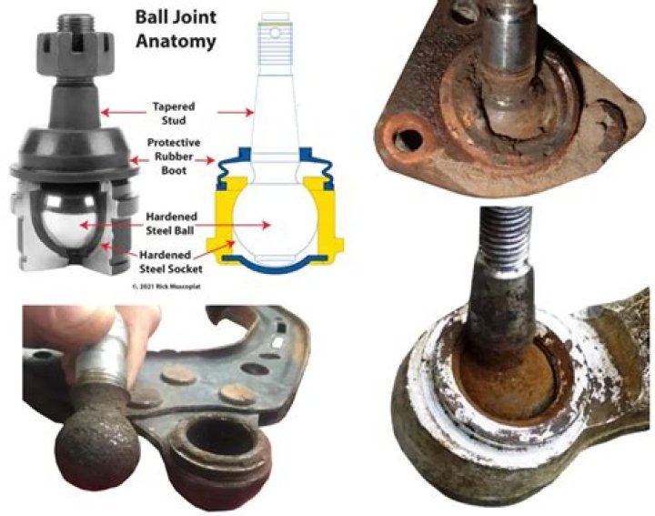 What noise do bad ball joints make?