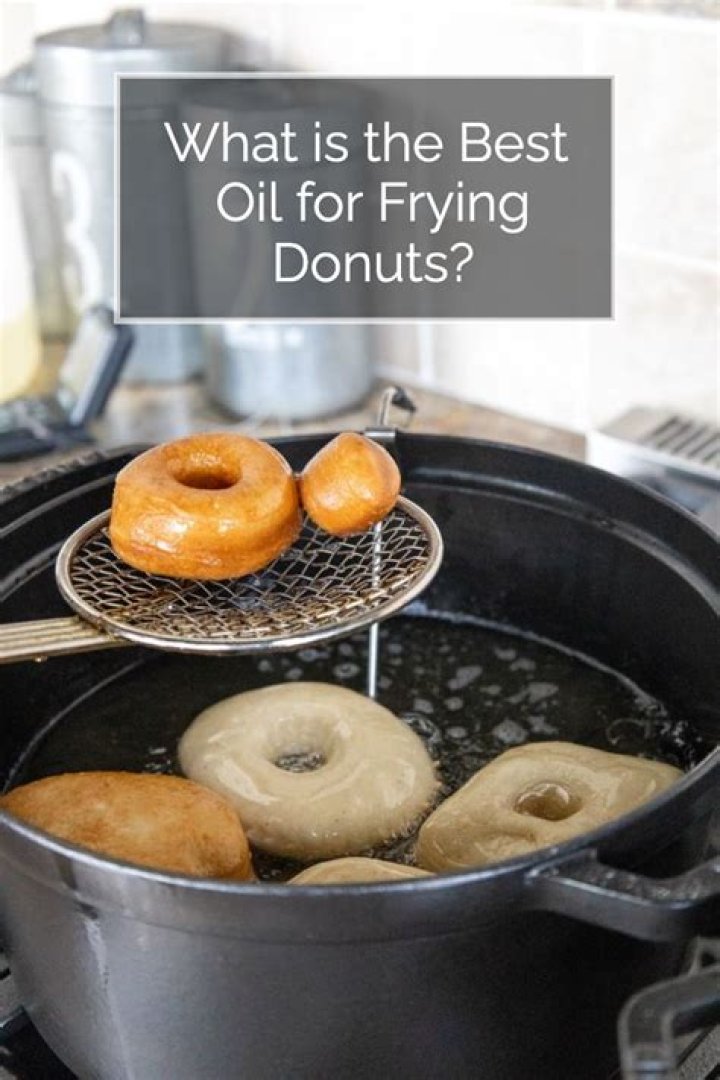 What oil is best for frying donuts?