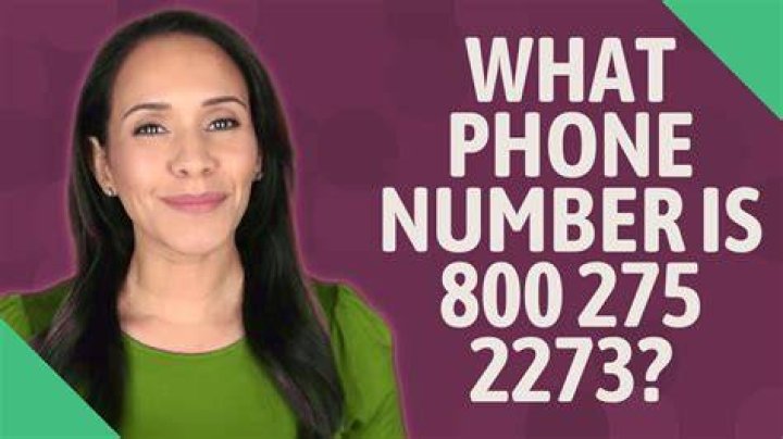 What phone number is 800 275 2273?