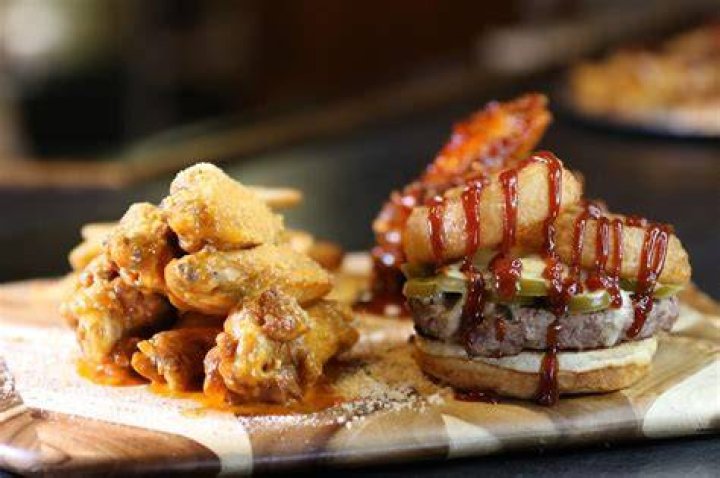 What’s healthier wings or burger?
