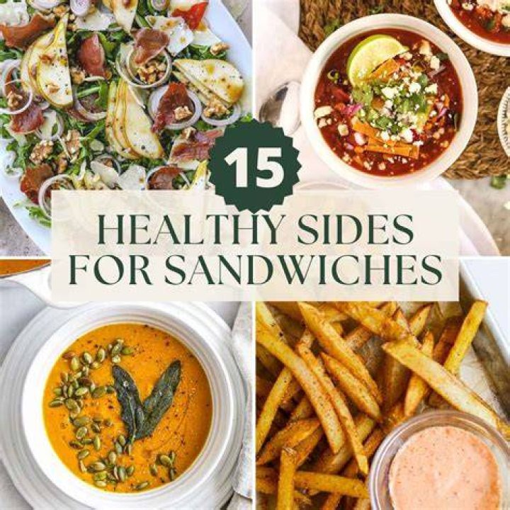 What’s healthy to eat with a sandwich?