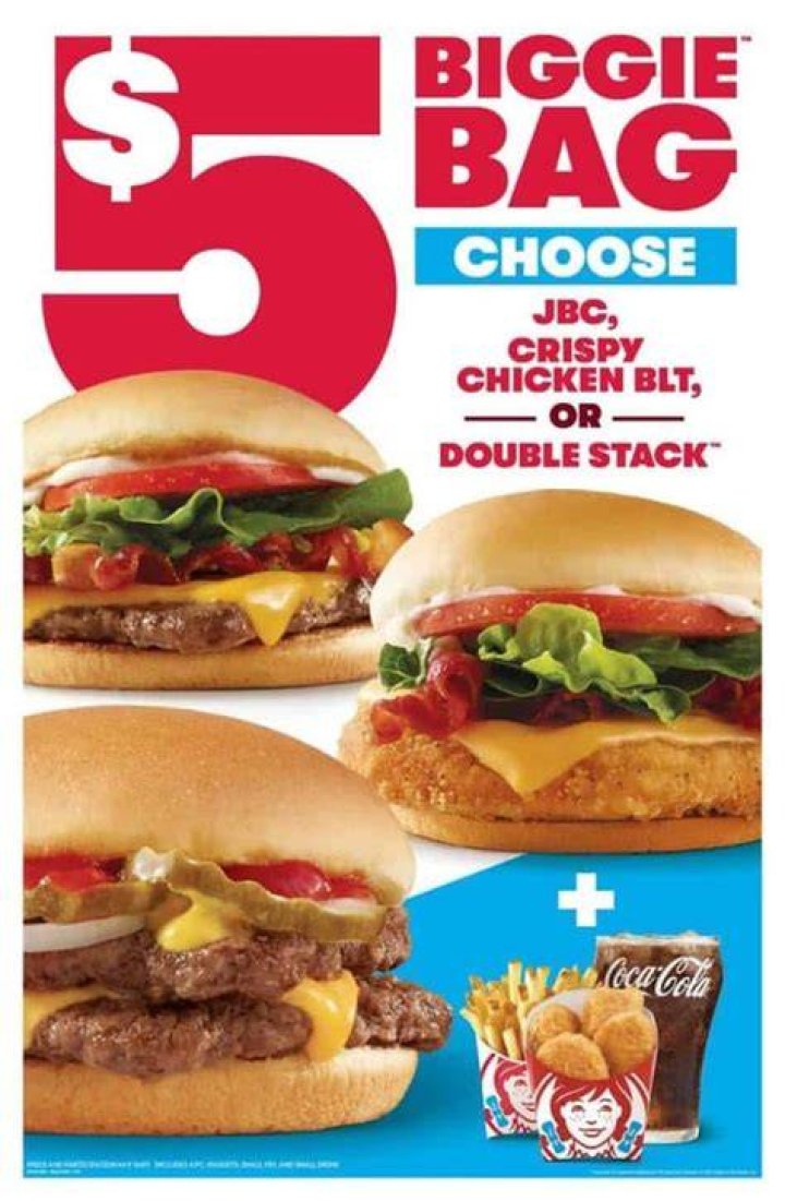 What’s in a $5 Biggie bag at Wendy’s?