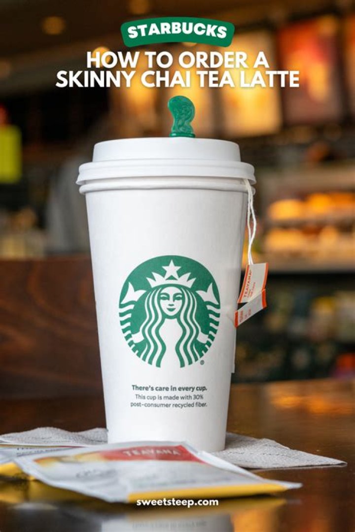 What’s in a skinny chai latte?