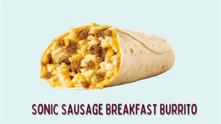 What’s in a Sonic breakfast burrito?
