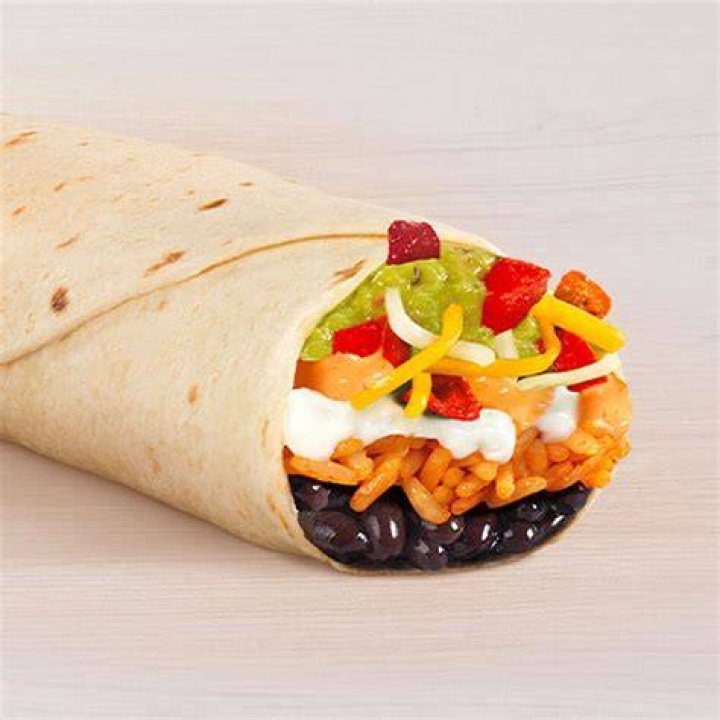 What’s in Taco Bell veggie burrito?
