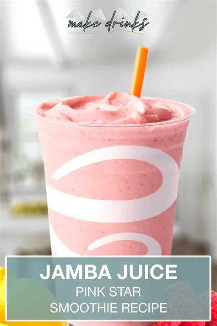 What’s in the pink star at Jamba Juice?