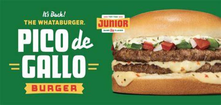 What’s on the pico de gallo burger at Whataburger?