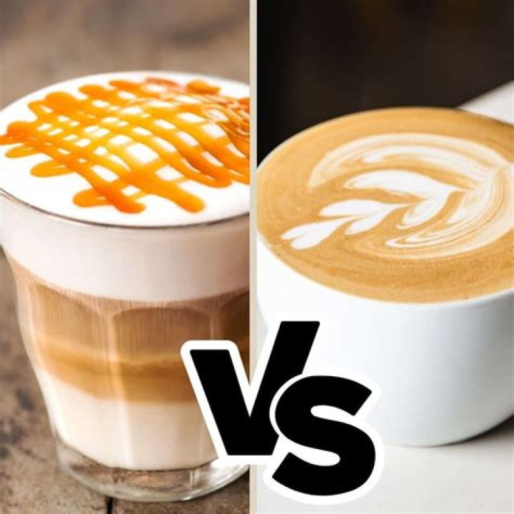 What’s the difference between caramel macchiato and latte?