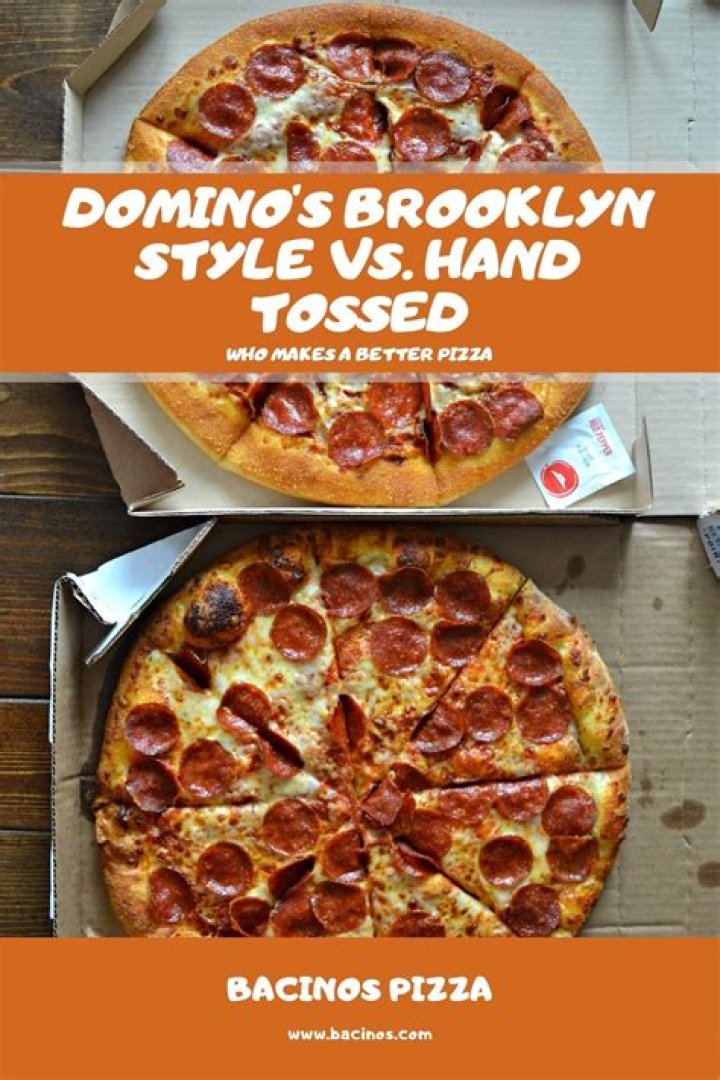What’s the difference between hand tossed and Brooklyn Style pizza?
