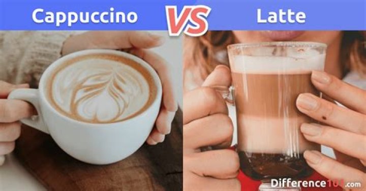 What’s the difference between latte and cappuccino?
